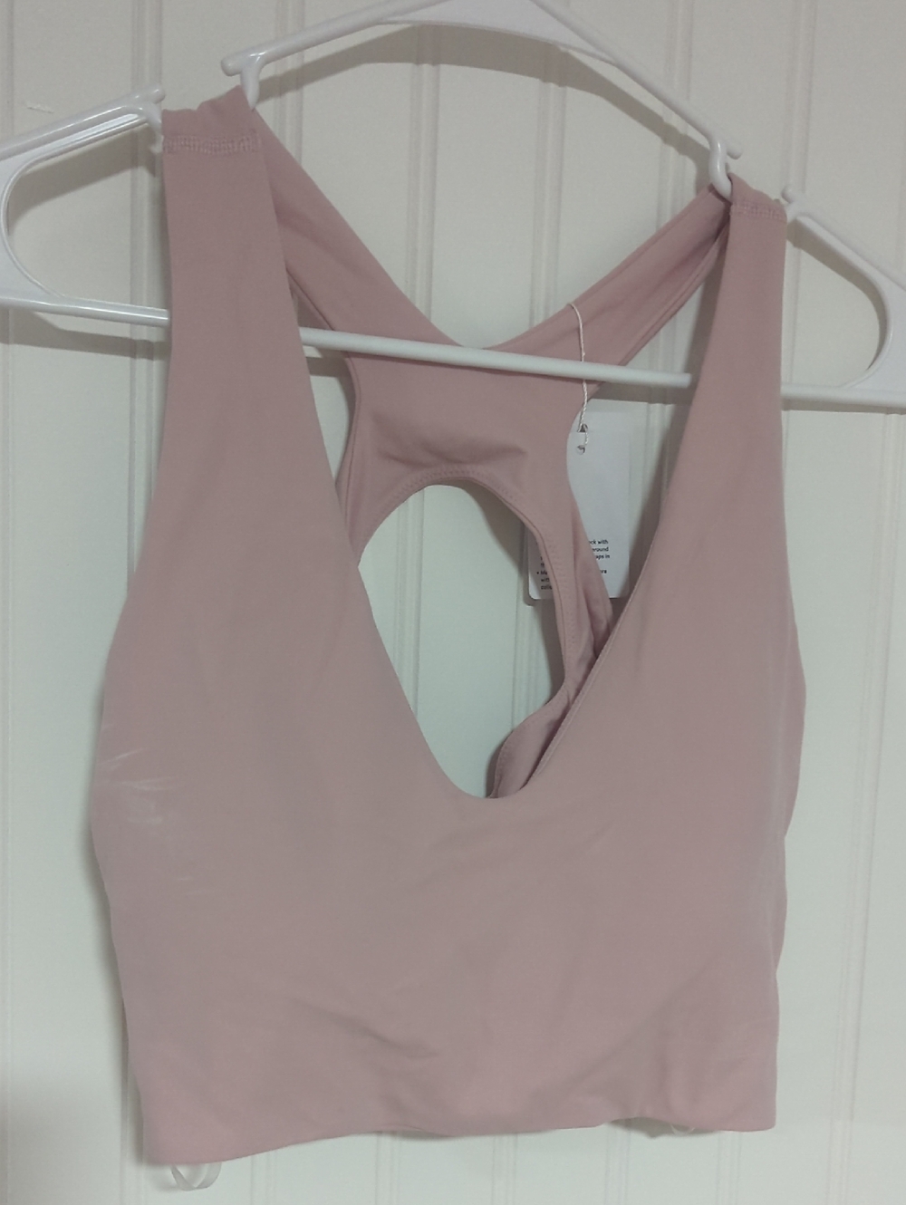 lululemon athletica Dusty Rose Scoop & Cross Back Bra